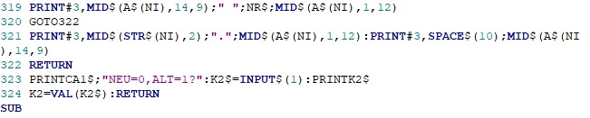 Example of Ctrl+Z (SUB) at the end of BASIC program